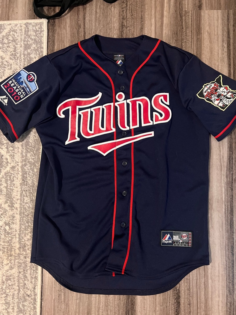 Minnesota Twins Majestic Jersey Joe Mauer 2010 Medium